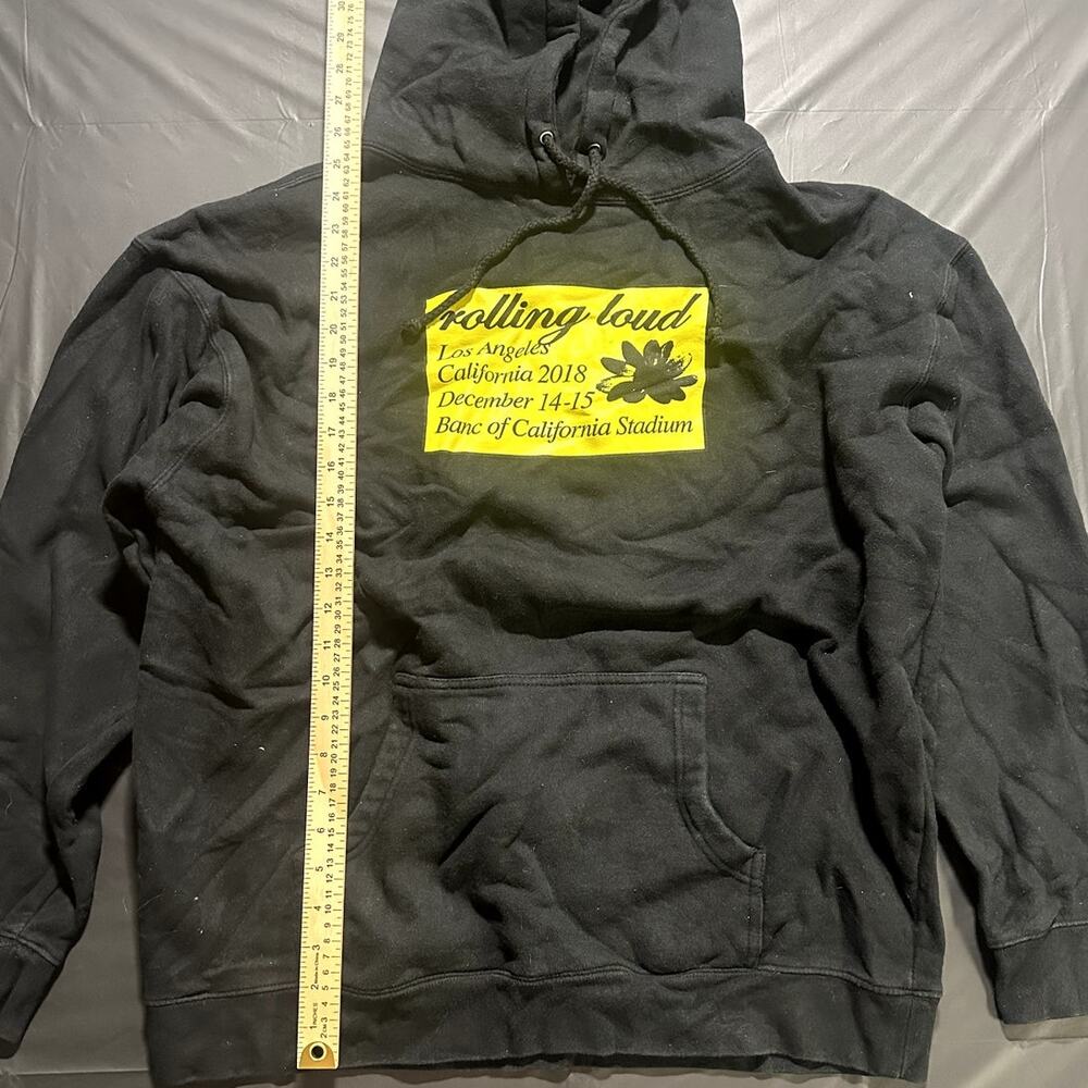 Rolling Loud Los Angeles 2018 Hoodie Mens XL Black Festival Concert Graphic